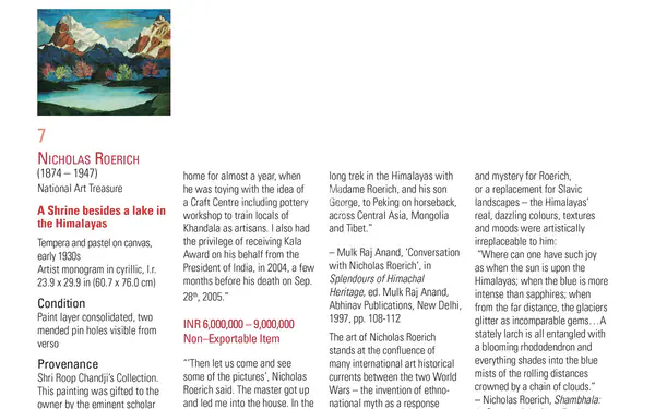 Quotations and other textual excerpts taken from auction catalogues, magazines, journals, books, etc.