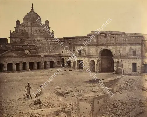 Beato, Felice (Photographer). The place in which General Neil was killed in the China Bazar, Lucknow - India after Mutiny. Albumen print hinged on thin paper, March-April 1858 | Antiquarian Photograph | Photography | 00116293