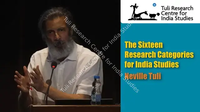 Tuli Research Centre for India Studies (Editor). Sixteen Research Categories for India Studies: Neville Tuli, 22 February 2025 | In-house Video | CinemaEducation | 00876575