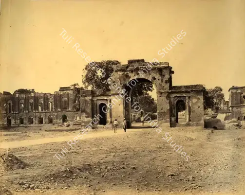 Bourne, Samuel (Photographer). The Residency, Lucknow. Albumen print, c.1864-1866 | Antiquarian Photograph | Photography | 00115100