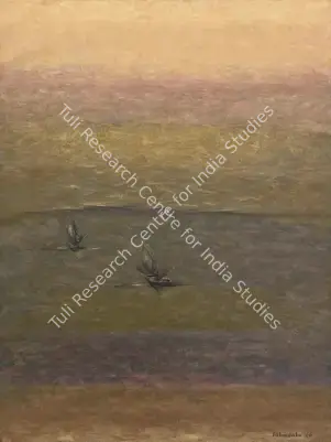 Sabavala, Jehangir (Artist). In the Ambush of a Calm. Oil on canvas, 1966 | Painting | EconomicsArt | 00869373
