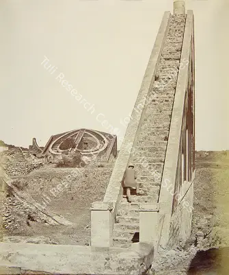 Beato, Felice (Photographer). Old Observatory - Near Delhi - India after Mutiny. Albumen print pasted on thin paper, 1858-1859 | Antiquarian Photograph | Photography | 00116286