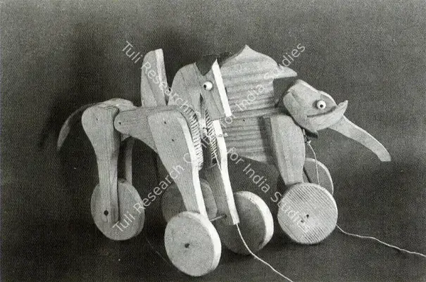 Subramanyan, K.G. (Artist). Wooden Toys . Wood, n.d. | K.G. Subramanyan, 2003 | Sculpture | FineArts | 00566342
