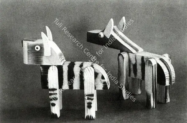 Subramanyan, K.G. (Artist). Wooden Toys . Wood, n.d. | K.G. Subramanyan, 2003 | Sculpture | FineArts | 00566343
