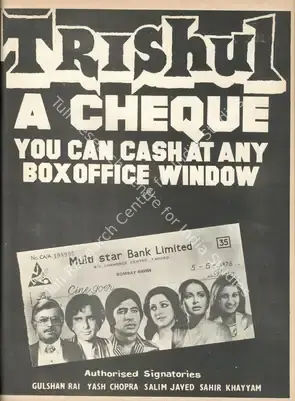 Rai, Gulshan (Producer), Trishul, 1978 | Advertisement, Star & Style, 18 May 1978 | CinemaEducation | 00791949