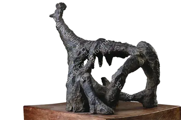 Roy Chowdhury, D.P. (Artist). Animal. Bronze, mid 1940s | Sculpture  | 00860063