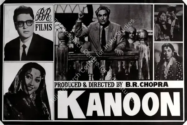 Chopra, B.R. (Producer), Kanoon, 1960 | Half Sheet Poster | CinemaEducation | 00763981