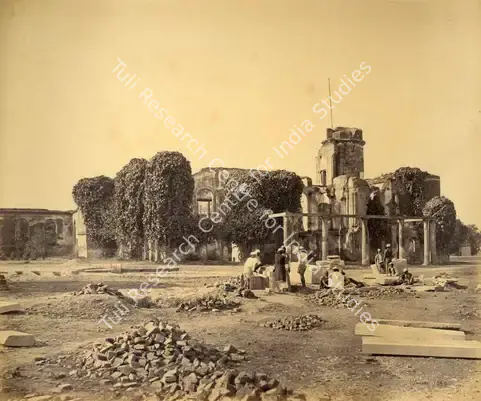 Bourne, Samuel (Photographer). The Residency, Lucknow. Albumen print, c.1864-1866 | Antiquarian Photograph | Photography | 00115098