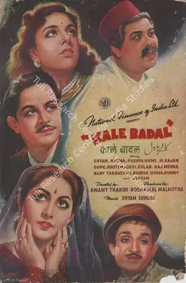Malhotra, Roshanlal (Producer), Kale Badal, 1951 | Song-Synopsis Booklet | CinemaEducation | 00781185