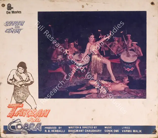 Hebballi, R.B. (Producer), Tarzan And Cobra, 1987 | Photographic Still Mounted on Lobby Card | CinemaEducation | 00765697