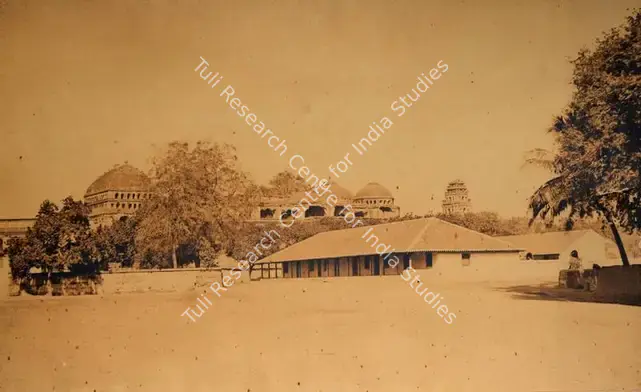 Tripe, Capt. Linnaeus (Photographer). Palace of Tirumalnaik, Madura - From the album "Photographic views in Madura Part 1 (1860)" By Captain L.. Tripe, Government Photographer With Descriptive Notes, By M. Norman, ESQ., M.C.S. 1858". Albumen print from waxed paper negative, 1858 | Antiquarian Photograph | Photography | 00116019