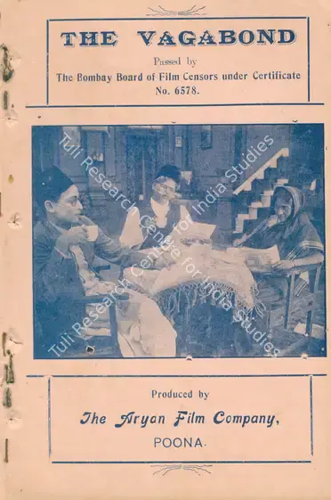 Sarpotdar, N.D. (Director), Udan Tappu, 1928 | Synopsis Booklet | CinemaEducation | 00842236