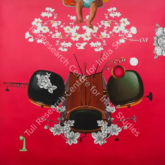 Thukral, Jiten (Artist). Somnium Genero 03. Mixed media on canvas, 2006 | Painting | FineArts | 00645804