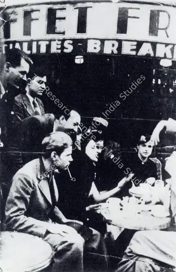 Khanna, Krishen (Photographer). Amrita in Paris Caf . 1932 | Contemporary Photograph, Marg, March 1972 | Photography | 00513009
