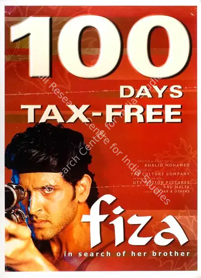Guha, Pradeep (Producer), Fiza, 2000 | Full Sheet Poster | CinemaEducation | 00768811