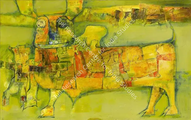 Ali, J. Sultan (Artist). Festival Bull. Oil on canvas, 1965 | Painting | FineArts | 00576276