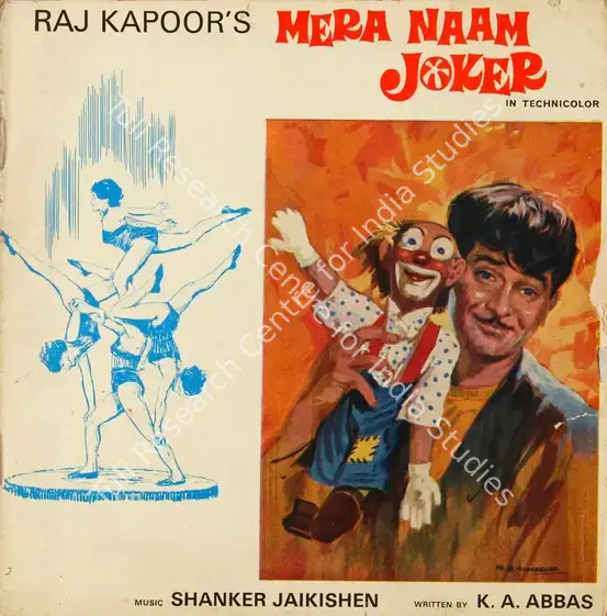 Kapoor, Raj (Producer), Mera Naam Joker, 1970 | Song-Synopsis Booklet | CinemaEducation | 00778976