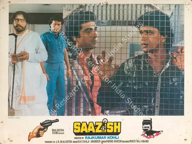 Malhotra, J.R. (Producer), Saazish, 1988 | Lobby Card | CinemaEducation | 00788148