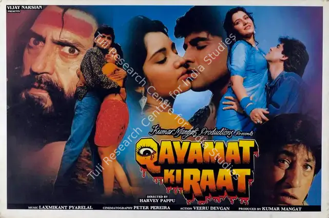 Mangat, Kumar (Producer), Qayamat Ki Raat, 1990 | Lobby Card | CinemaEducation | 00787676