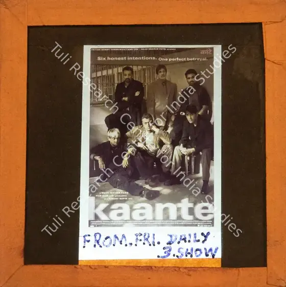 Gupta, Sanjay (Producer), Kaante, 2002 | Glass Slide | CinemaEducation | 00841888