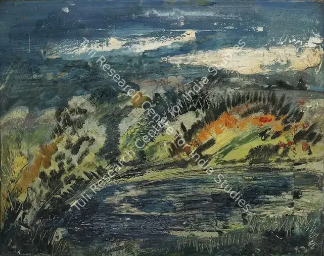 Mookherjea, Sailoz (Artist). Untitled. Oil on board, c.1940 | Painting | FineArts | 00642528