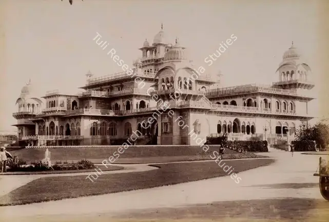 Unknown (Photographer). Albert Palace, Jeypore India - From the album 'India China and Australia'. Albumen print pasted on mount, n.d. | Antiquarian Photograph | Photography | 00115384