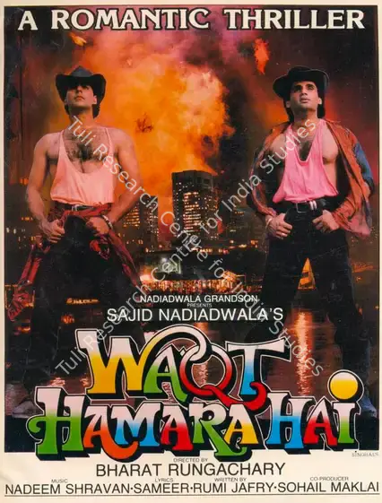Nadiadwala, Sajid (Producer), Waqt Hamara Hai, 1993 | Song-Synopsis Booklet | CinemaEducation | 00780973