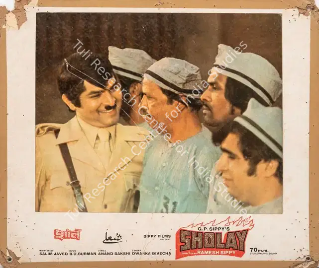 Divecha, Dwarka (Cinematographer), Sholay, 1975 | Photographic Still Mounted on Lobby Card | CinemaEducation | 00798513
