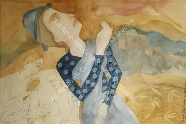 Lajmi, Lalitha (Artist). Dream I. Watercolour on paper, 2017 | Painting | EconomicsArt | 00871685