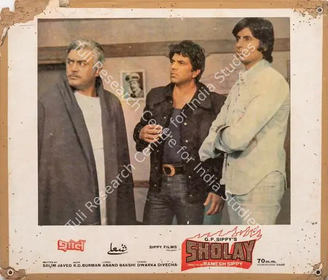 Divecha, Dwarka (Cinematographer), Sholay, 1975 | Photographic Still Mounted on Lobby Card | CinemaEducation | 00798570