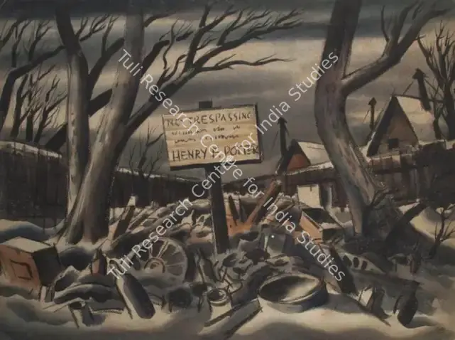 Capra, Frank (Producer), It's A Wonderful Life, 1946 | Set Design Painting | CinemaEducation | 00790095