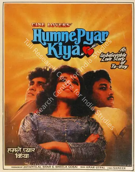 Gosai, Sheela (Producer), Humne Pyar Kiya, 1991 | Song-Synopsis Booklet | CinemaEducation | 00864817