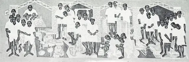 Subramanyan, K.G. (Artist). Industry. Wax Emulsion on Board, 1955 | K. G. Subramanyan, 1987 | Relief Work | FineArts | 00566386