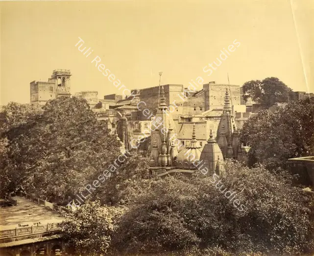 Bourne, Samuel (Photographer). Kashi Vishwanath Temple, Varanasi. Albumen print, Mid 1860s | Antiquarian Photograph | Photography | 00116000