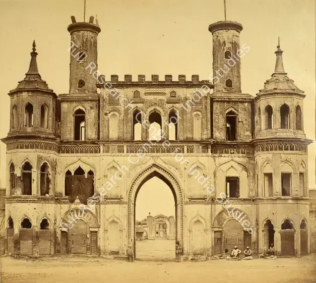Beato, Felice (Photographer). The Motee Mahal, Lucknow. Albumen print hinged on thin paper, 1860 | Antiquarian Photograph | Photography | 00115136