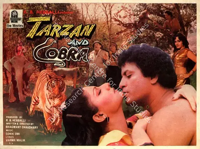 Hebballi, R.B. (Producer), Tarzan And Cobra, 1987 | Song-Synopsis Booklet | CinemaEducation | 00780702