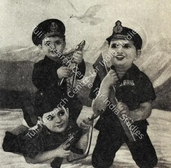 Unknown (Artist). Jai Jawan Babies. n.d. | Calendar, Journal of Arts & Ideas, March 1995 | PopCulture | 00677387