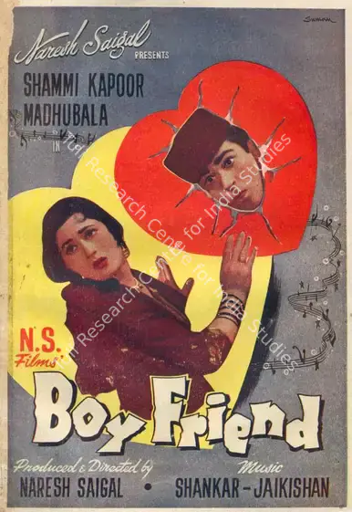 Saigal, Naresh (Producer), Boy Friend, 1961 | Song-Synopsis Booklet | CinemaEducation | 00863598