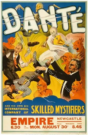 Dante (Magician). Dante and His Own Big International Company of Skilled Mystifiers. Colour lithograph, mounted on fiberboard | Magic Publicity Art & Memorabilia | PopCulture | 00092279