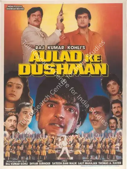 Kohli, Raj Kumar (Producer), Aulad Ke Dushman, 1993 | Full Sheet Poster | CinemaEducation | 00767840