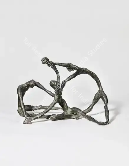 Mukherjee, Meera (Artist). Violence. Bronze, 1972 | Sculpture | FineArts | 00604486