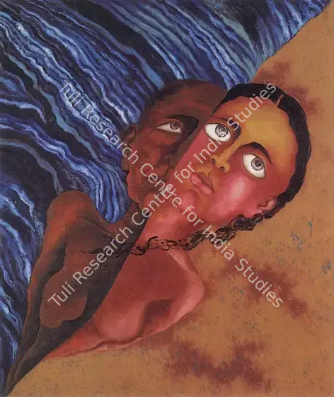 Caur, Arpana (Artist). Time Image. Oil on canvas, 1990 | Painting  | 00877126