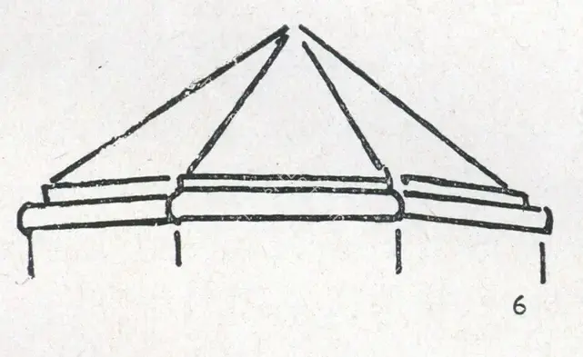 Unknown (Artist). Dome of Sultan Ghari. A.D. 1231 | Marg, June 1958 | Sketch | ArcHeritage | 00674135