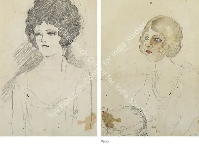 Sher-Gil, Amrita (Artist). Untitled. Graphite on paper, circa 1930 | Drawing | EconomicsArt | 00871749