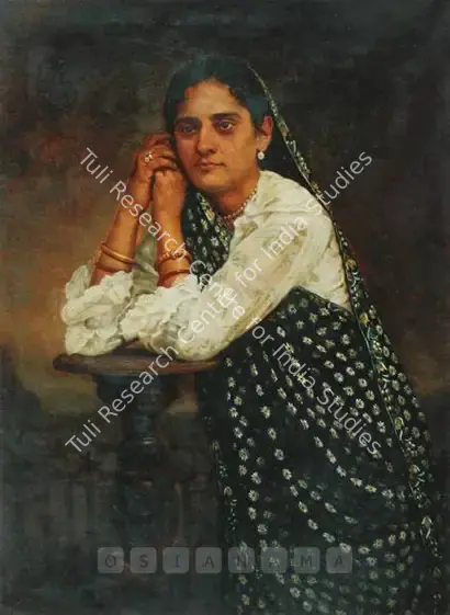 Pithawala, M.F. (Artist). Parsi Lady. Oil on canvas, 1920 | Painting | FineArts | 00597958