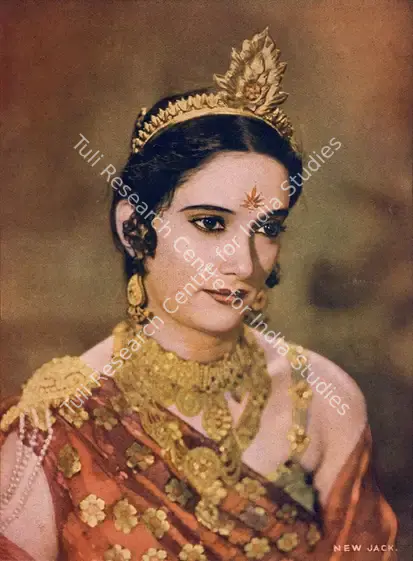 Unknown (Artist), Sushila Rani | Oleograph, March 1944, Filmindia, March 1944 | CinemaEducation | 00858398