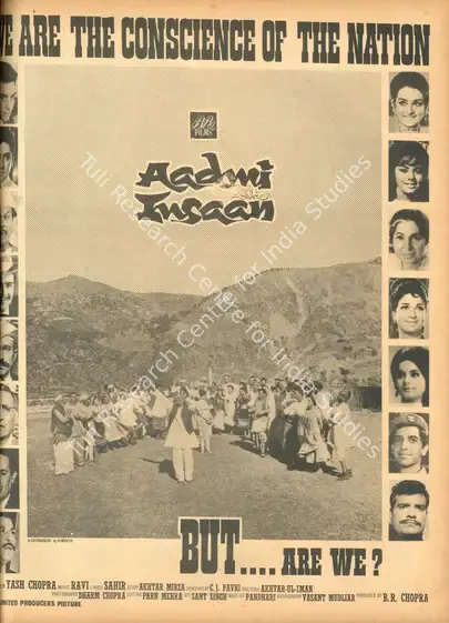 Chopra, B.R. (Producer), Aadmi Aur Insaan, 1969 | Advertisement, Star & Style, 4 April 1969 | CinemaEducation | 00791742