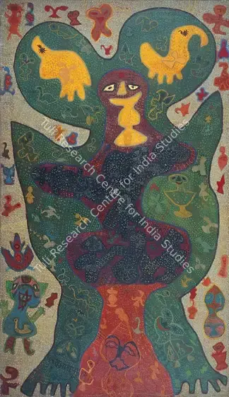 Parekh, Madhavi (Artist). Mother. Oil on canvas, 1972 | Painting | FineArts | 00600743