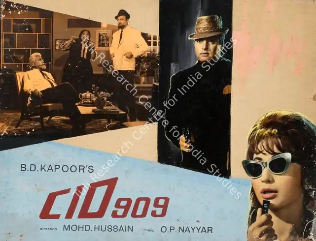 Kapoor, B.D. (Producer), C I D 909, 1967 | Showcard | CinemaEducation | 00762679