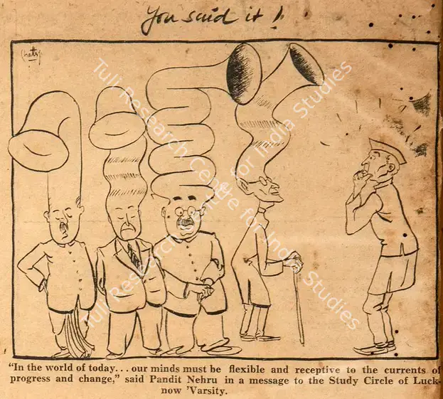 Chatterjee, Basu (Cartoonist). You Said It !. 1950 | Cartoons, Blitz, 07 January 1950 | PopCulture | 00904462